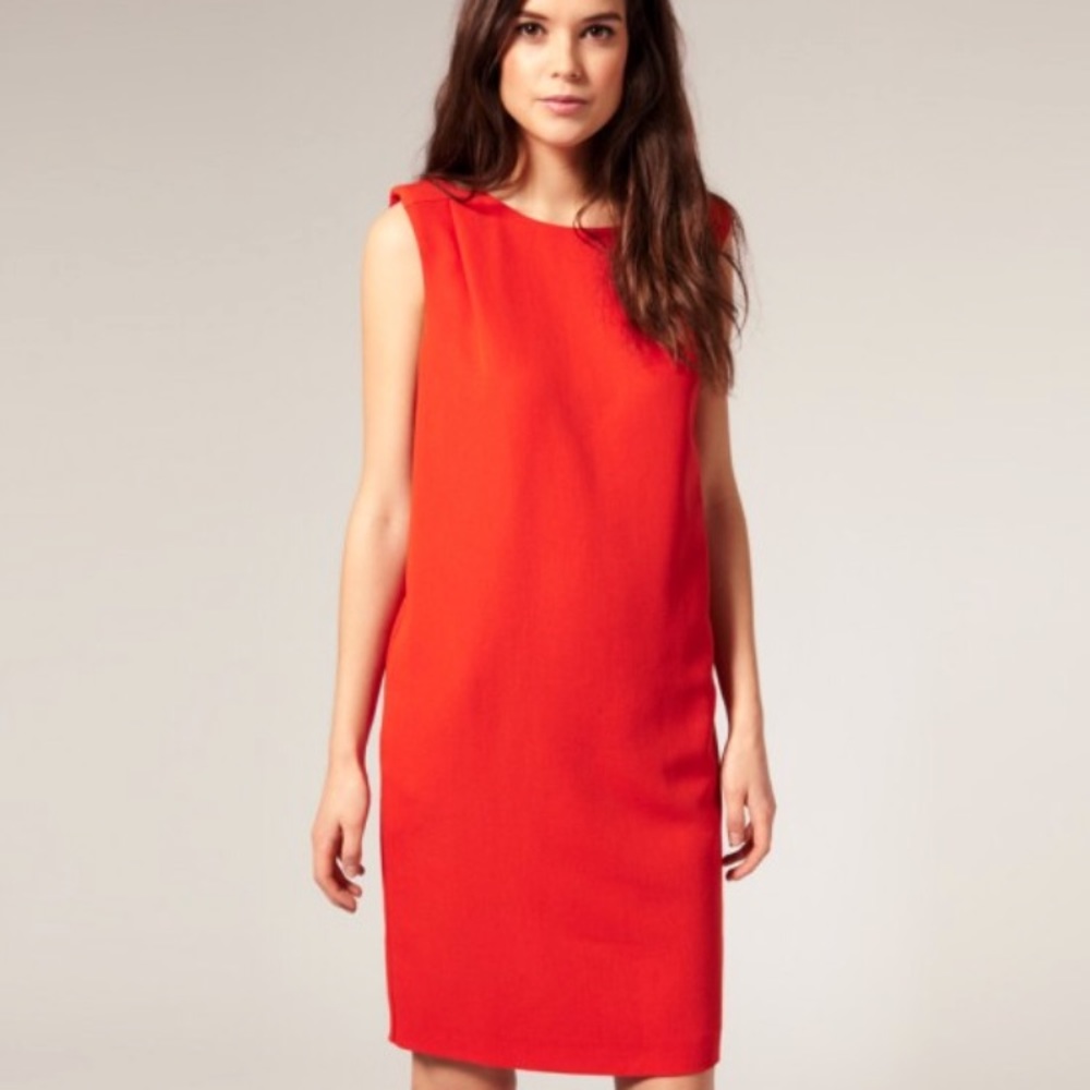 Red mango dress